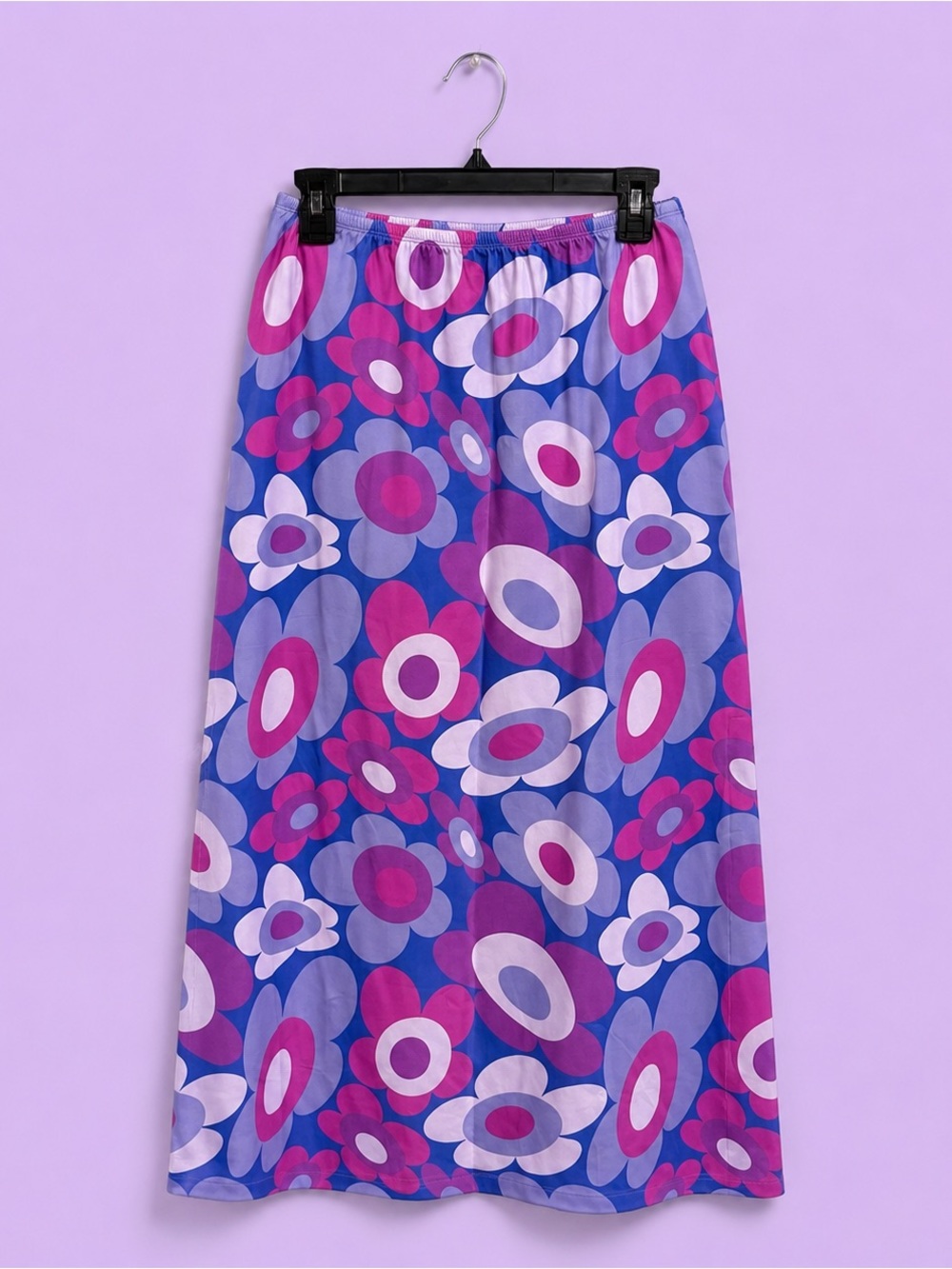 Lucy & Yak Floral Maxi Skirt in Blue, Purple and Pink